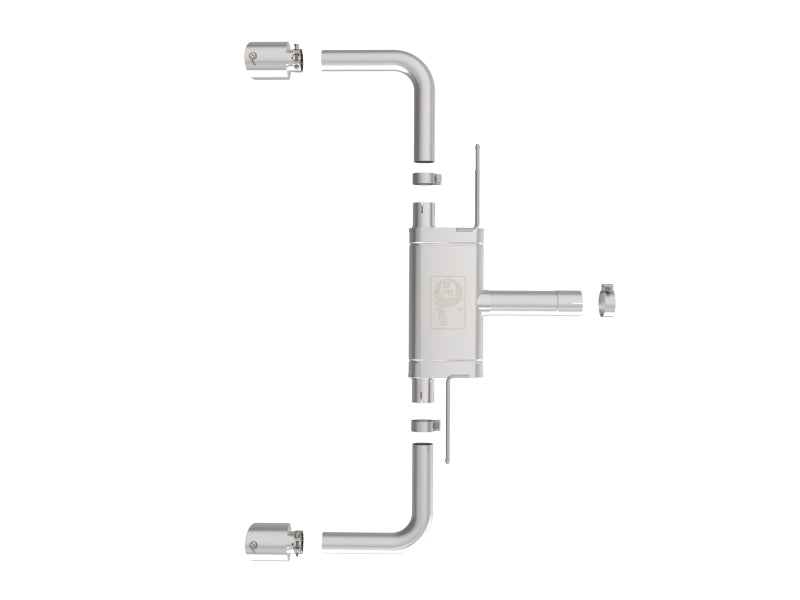 aFe MACHForce XP Exhausts Axle-Back 21-24 BMW 228i 2.0T (SS w/ Polished Tips) Axle Back aFe