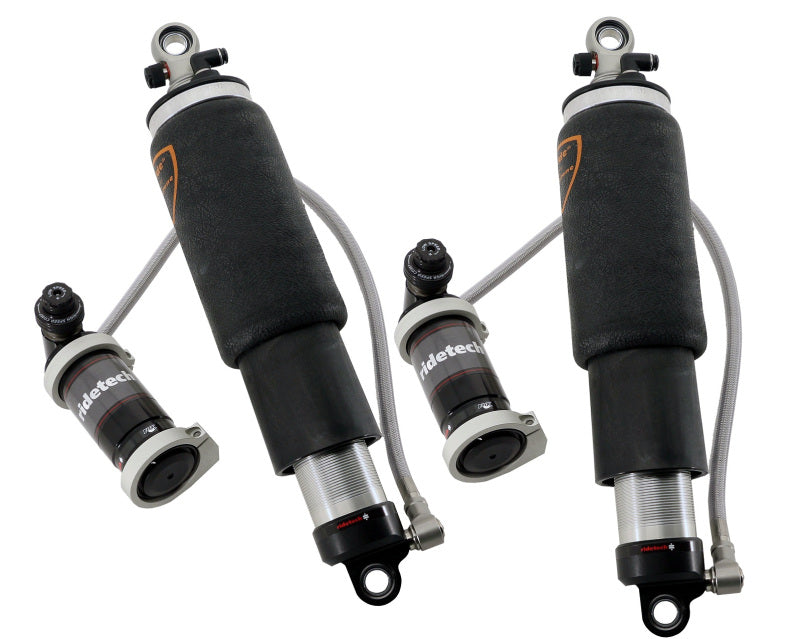 Ridetech Universal Rear TQ 8000 Series Shockwaves w/ 4.1in Stroke & 2in Stud Shock Mounts & Camber Plates Ridetech