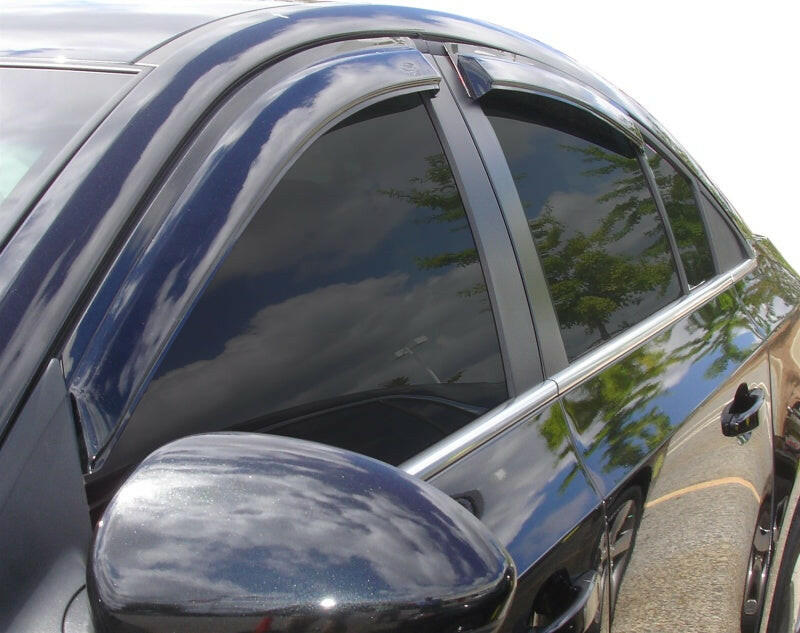 AVS 11-15 Chevy Cruze Ventvisor Outside Mount Window Deflectors 4pc - Smoke Wind Deflectors AVS