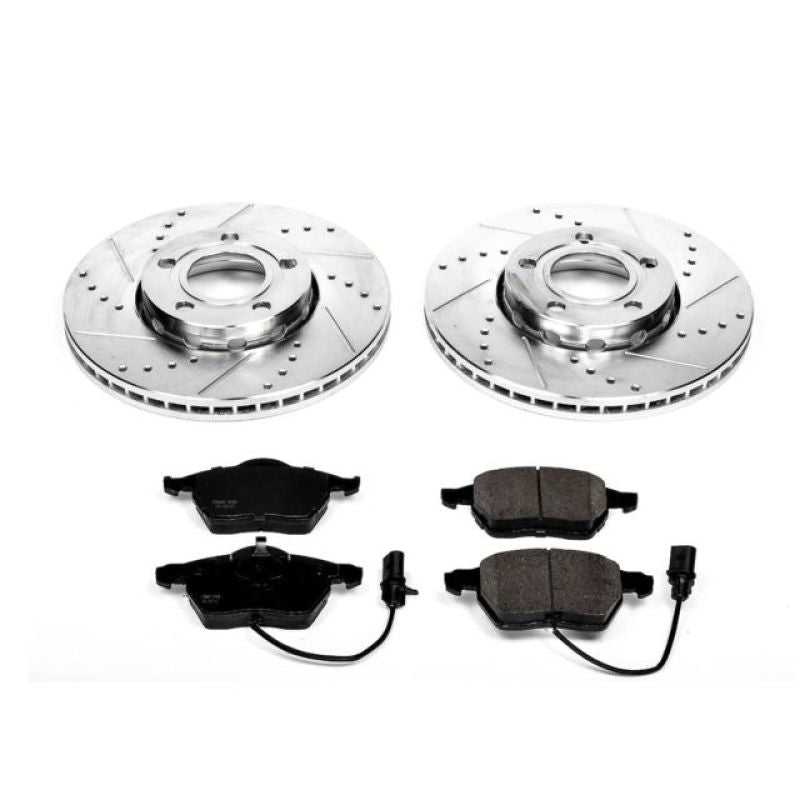 Power Stop 99-04 Audi A4 Front Z23 Evolution Sport Brake Kit Brake Kits - Performance D&S PowerStop