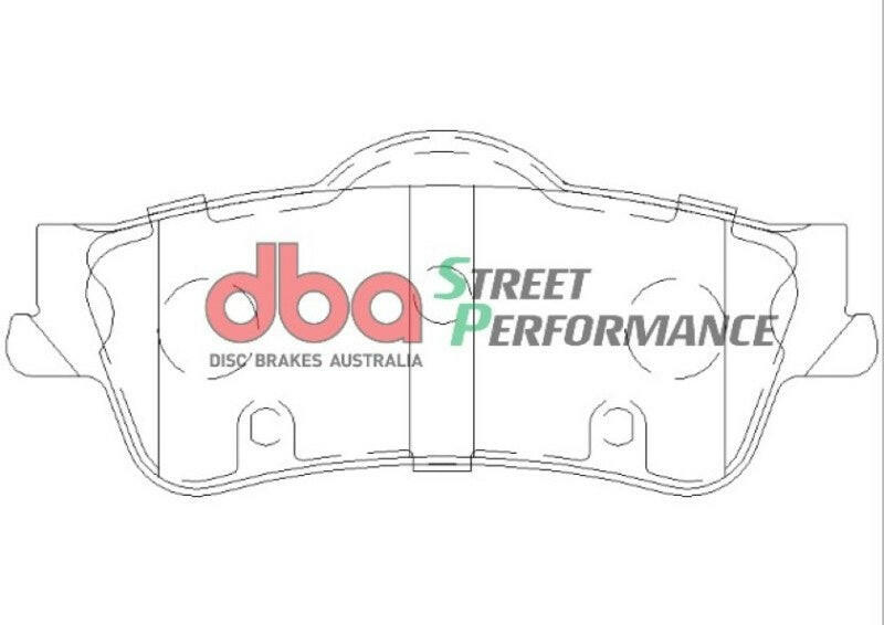 DBA 08-09 Pontiac G8 3.6 Base/6.0 SP500 Rear Brake Pads Brake Pads - Performance DBA