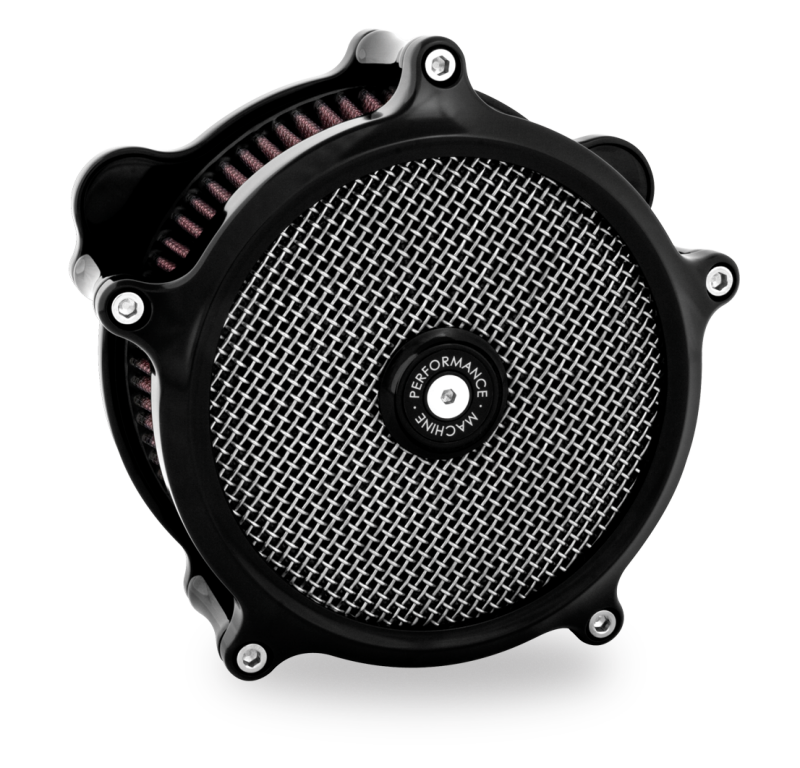 Performance Machine 23-Up CVO, 2024 Touring Super Gas Air Cleaner - Black Ano Air Filters - Direct Fit Performance Machine