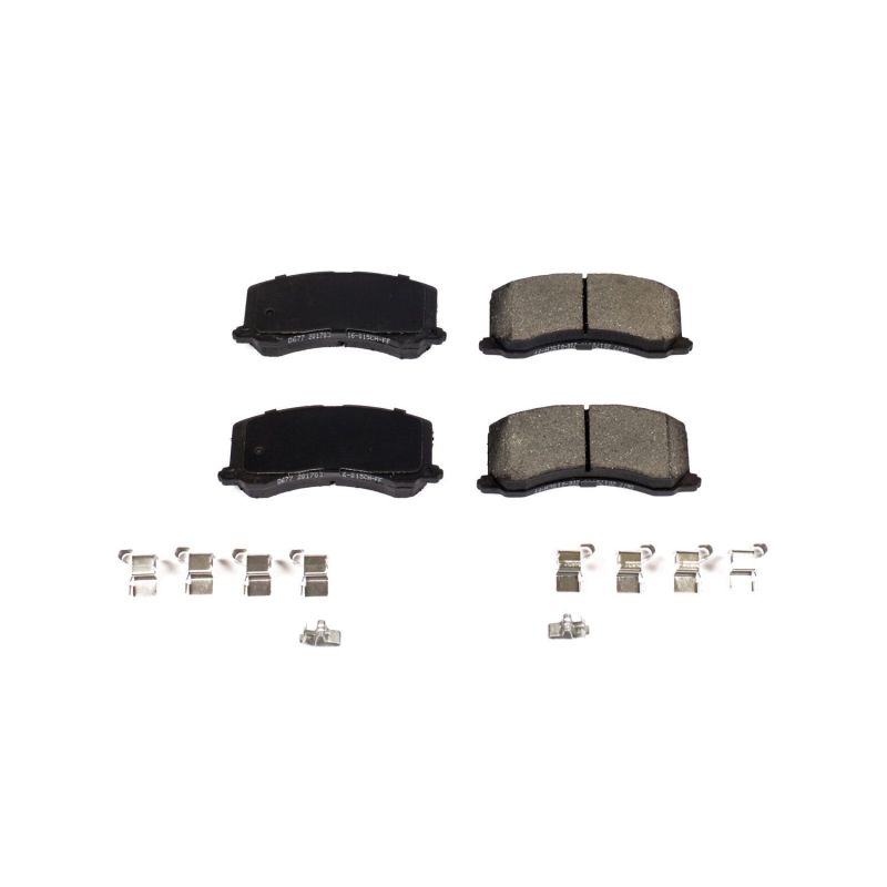 Power Stop 95-02 Suzuki Esteem Front Z17 Evolution Ceramic Brake Pads w/Hardware Brake Pads - OE PowerStop