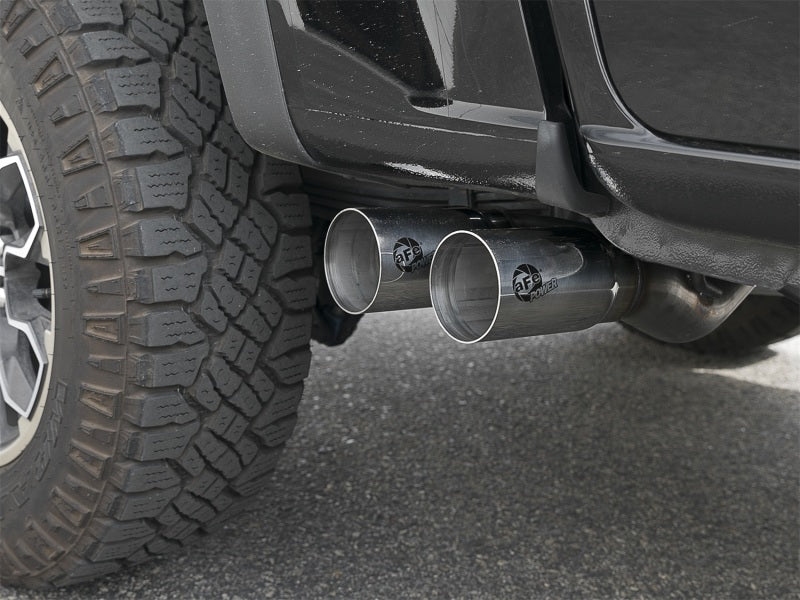 aFe MACH Force-XP 3in 409 SS Cat-Back Exhaust w/ Polished Tip 17-19 GM Colorado/Canyon V6-3.6L Catback aFe