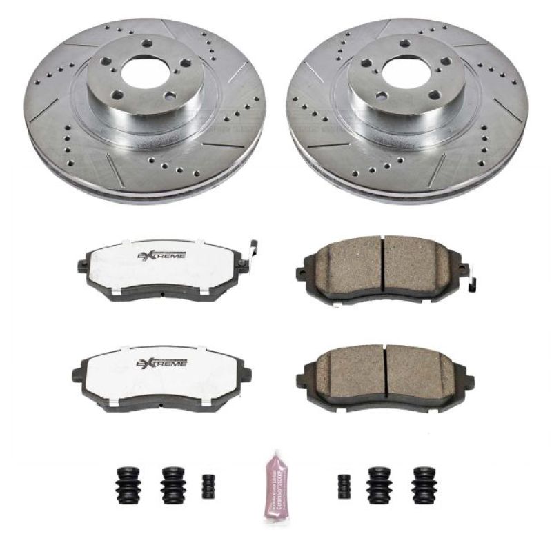 Power Stop 04-06 Subaru Baja Front Z26 Street Warrior Brake Kit Brake Kits - Performance D&S PowerStop