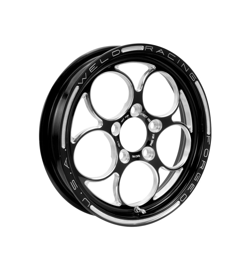 Weld Magnum 1-Piece 15x3.5 / 5x4.5 BP / 2.25in. BS Black Wheel - Non-Beadlock Wheels - Forged Weld