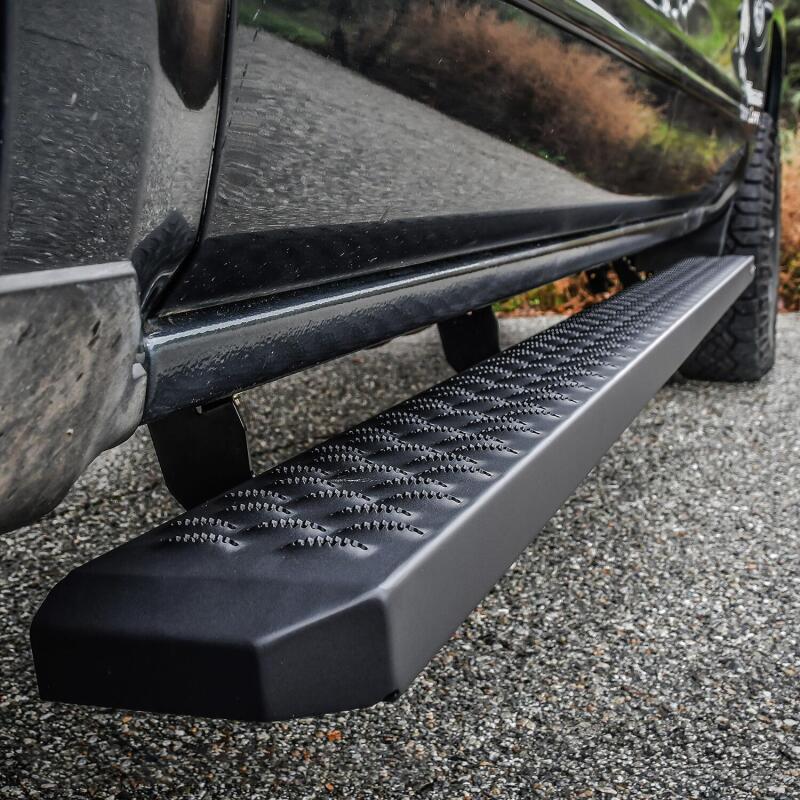 Westin Grate Steps Running Boards 86 in - Textured Black Running Boards Westin