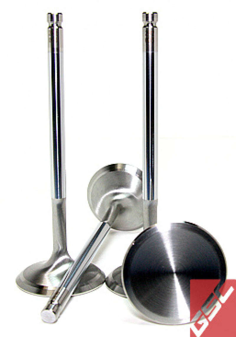 GSC P-D 2015+ Subaru FA20F WRX Chrome Polished Exhaust Valve - 30mm Head +1mm - Set of 50 Valves GSC Power Division