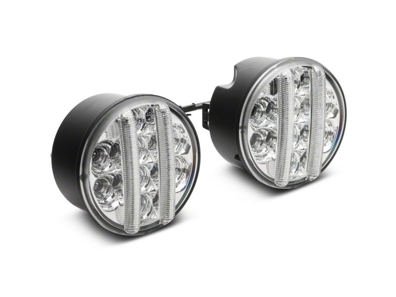 Raxiom 07-18 Jeep Wrangler JK Axial Series LED Front Turn Signals- Clear Lights Corner Raxiom