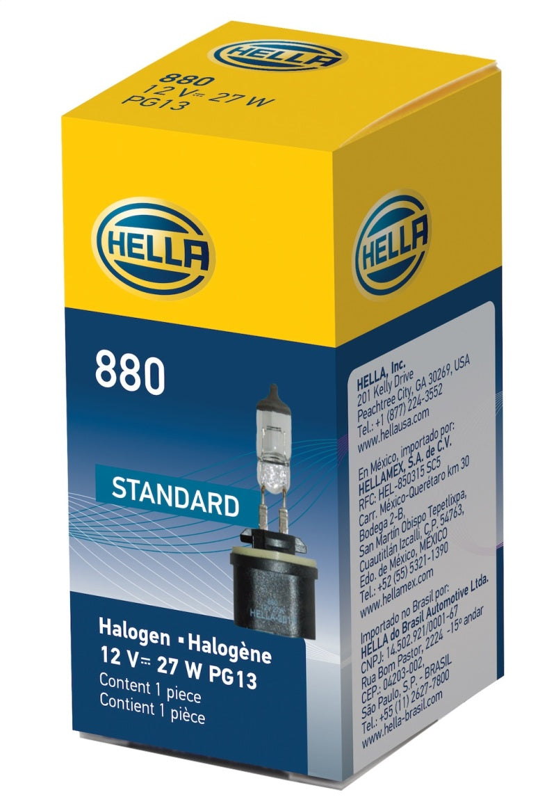 Hella Bulb 880 12V 27W PG13 T3.25 Bulbs Hella