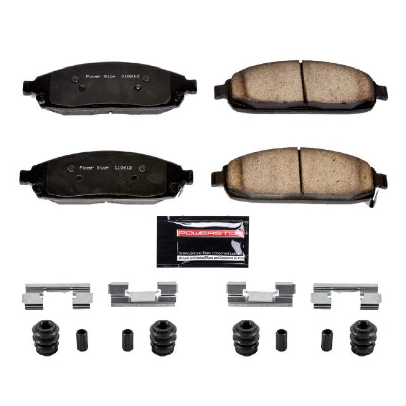 Power Stop 06-10 Jeep Commander Front Z23 Evolution Sport Brake Pads w/Hardware Brake Pads - Performance PowerStop