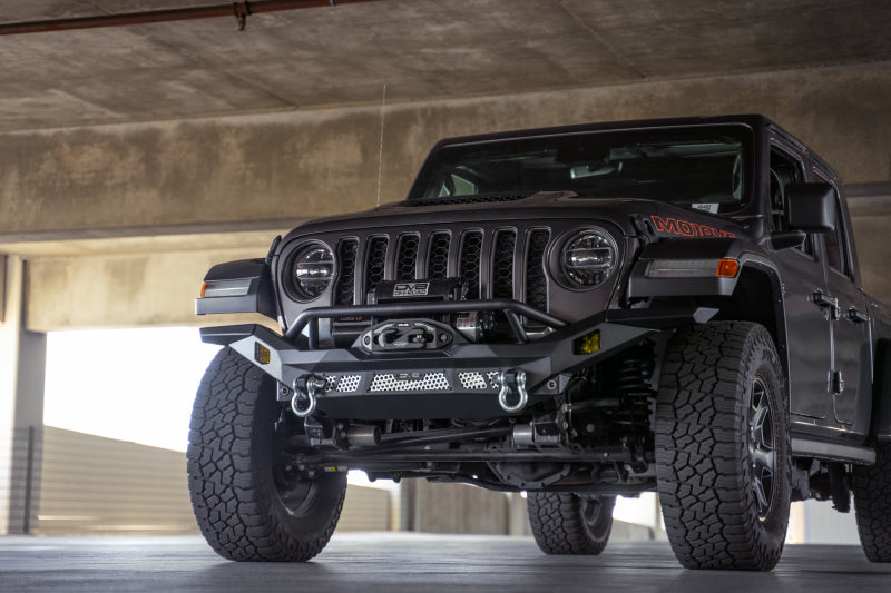 DV8 Offroad 07-18 Jeep Wrangler JK / 18-23 Wrangler JL / 20-23 Gladiator JT MTO Series Front Bumper Bumpers - Steel DV8 Offroad