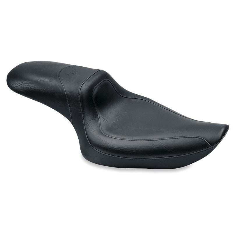 Mustang 04-21 Harley Sportster Fastback 1PC Seat - Black One-Piece Motorcycle Seats Mustang Motorcycle