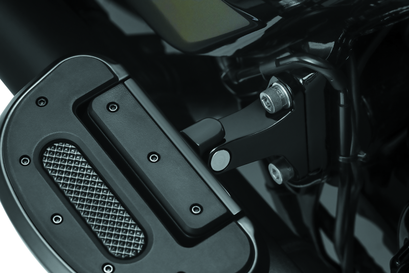 Kuryakyn Non-Pivot Splined Peg Adapter Harley-Davidson Models Black Footpegs Kuryakyn