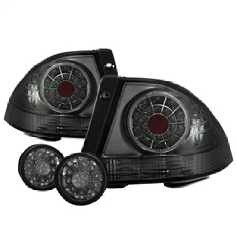 Spyder 01-03 Lexus IS300 LED Tail Lights w/Inner Trunk Lights - Smoke (ALT-YD-LIS300-LED-SET-SM) Tail Lights SPYDER