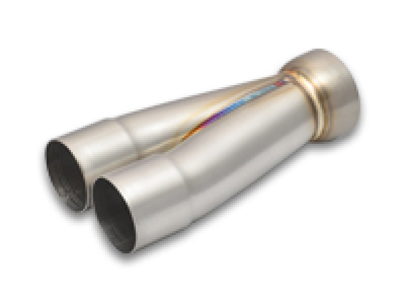 Vibrant 2-1 SS Merge Collectors (2.25in Inlet Slipover ID 2.5in Outlet OD) - Sold Individually Merge Collectors Vibrant