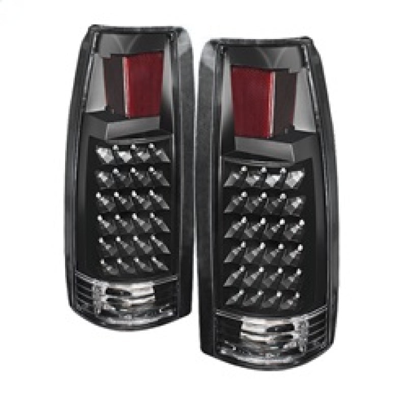 xTune Yukon Denali 99-00 LED Tail Lights Black ALT-JH-CCK88-LED-BK Tail Lights SPYDER