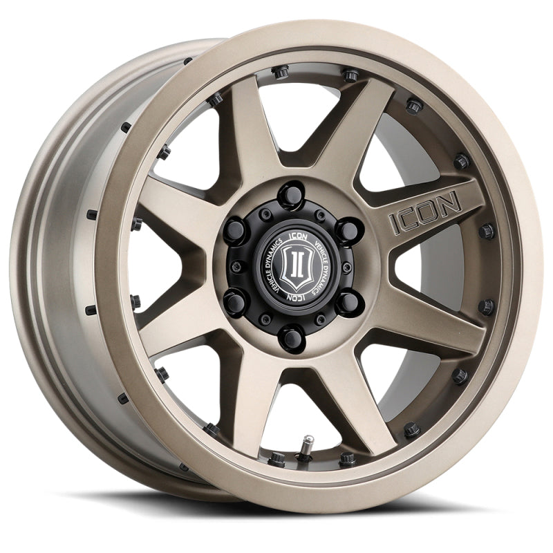 ICON Rebound Pro 17x8.5 5x150 25mm Offset 5.75in BS 110.1mm Bore Bronze Wheel Wheels - Cast ICON
