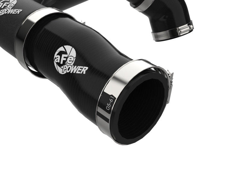 aFe 2024+ Jeep Wrangler JL L4-2.0L (t) BladeRunner 2-1/2in Aluminum Hot Charge Pipe - Black Intercoolers aFe