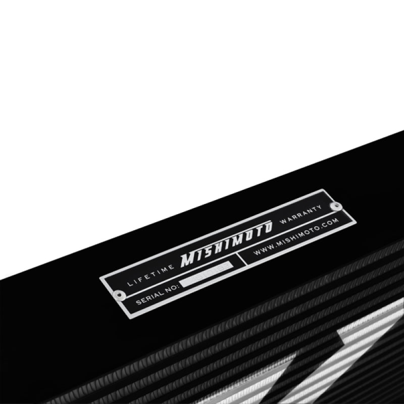 Mishimoto Universal Silver R Line Intercooler Overall Size: 31x12x4 Core Size: 24x12x4 Inlet /Outlet Intercoolers Mishimoto