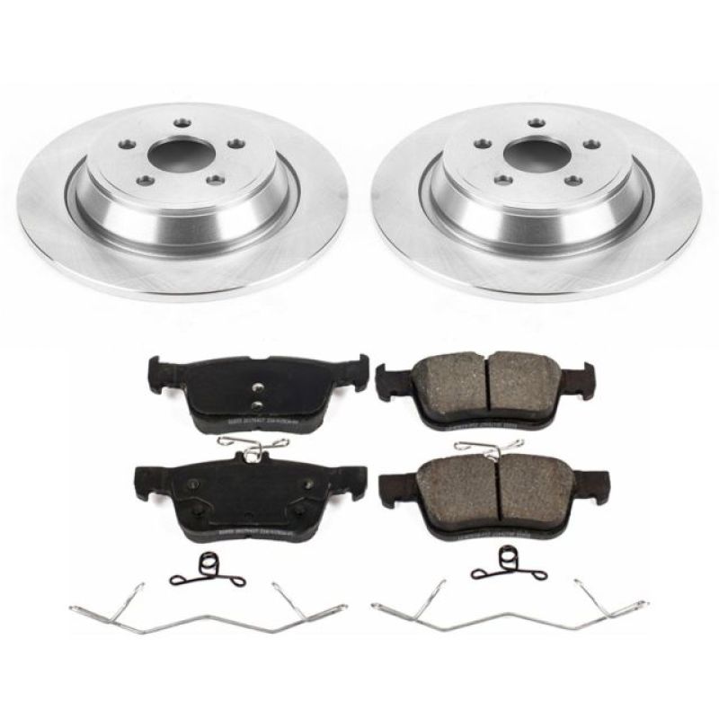 Power Stop 17-18 Lincoln Continental Rear Autospecialty Brake Kit Brake Kits - OE PowerStop