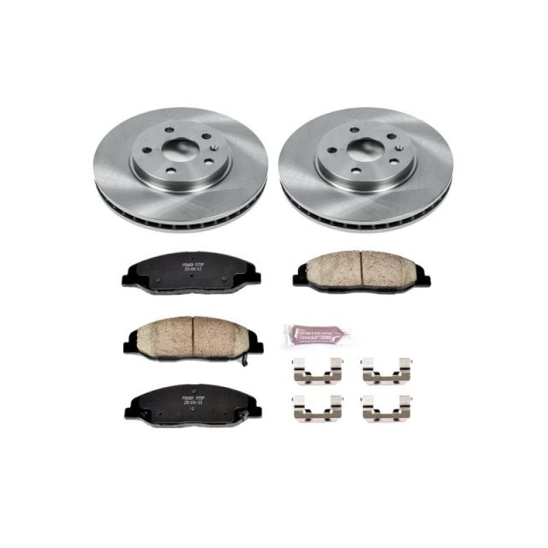 Power Stop 08-14 Cadillac CTS Front Autospecialty Brake Kit Brake Kits - OE PowerStop