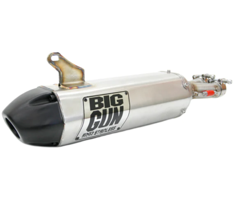 Big Gun 08-13 Kawasaki TERYX 750 EXO Stainless Slip On Exhaust Powersports Exhausts Big Gun