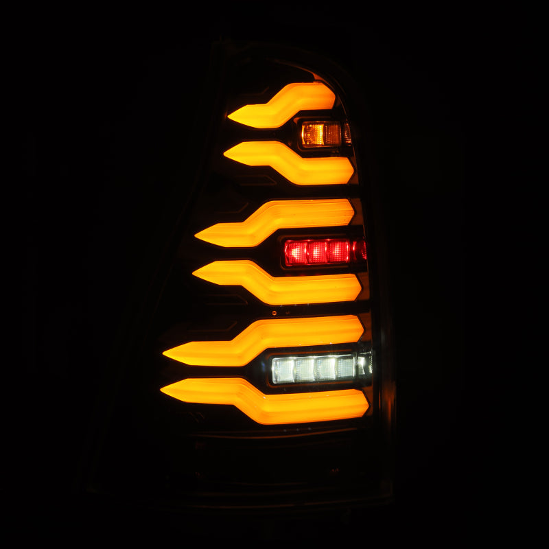 AlphaRex 03-09 Toyota 4Runner LUXX-Series LED Tail Lights- Black Tail Lights AlphaRex