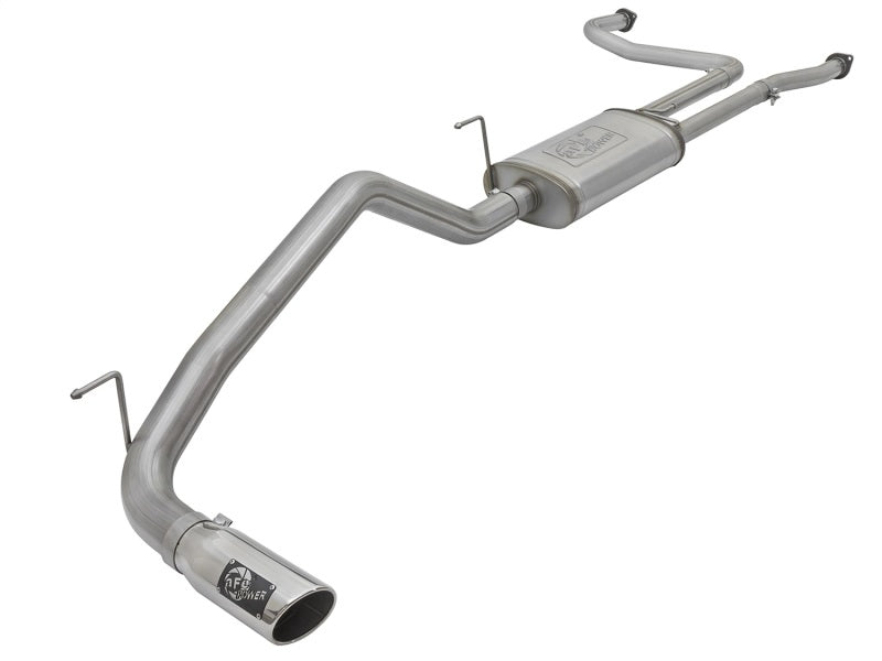 aFe MACH Force-Xp 2-1/2in Cat-Back Exhaust System w/ Polished Tip 16-17 Nissan Titan XD V8 5.6L Catback aFe