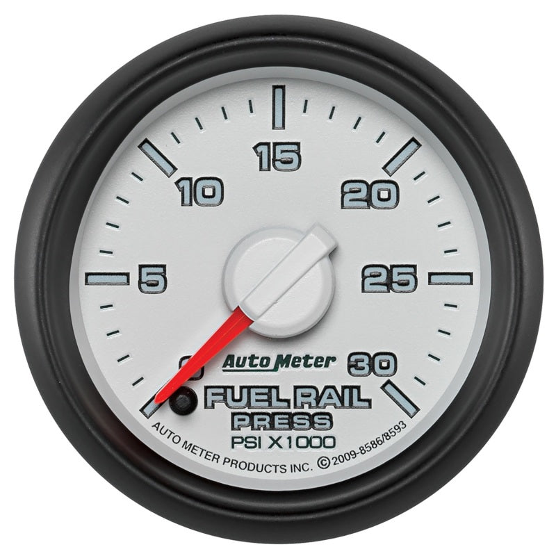 Autometer Factory Match Diesel Fuel Rail Pressure Gauge 52.4mm 0-30K PSI SE, Cummins 6.7 L, Dodge Gauges AutoMeter