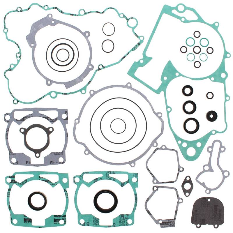 Vertex Gaskets 94-99 KTM EXC 250 Complete Gasket Kit w/ Oil Seals Engine Hardware Vertex Pistons