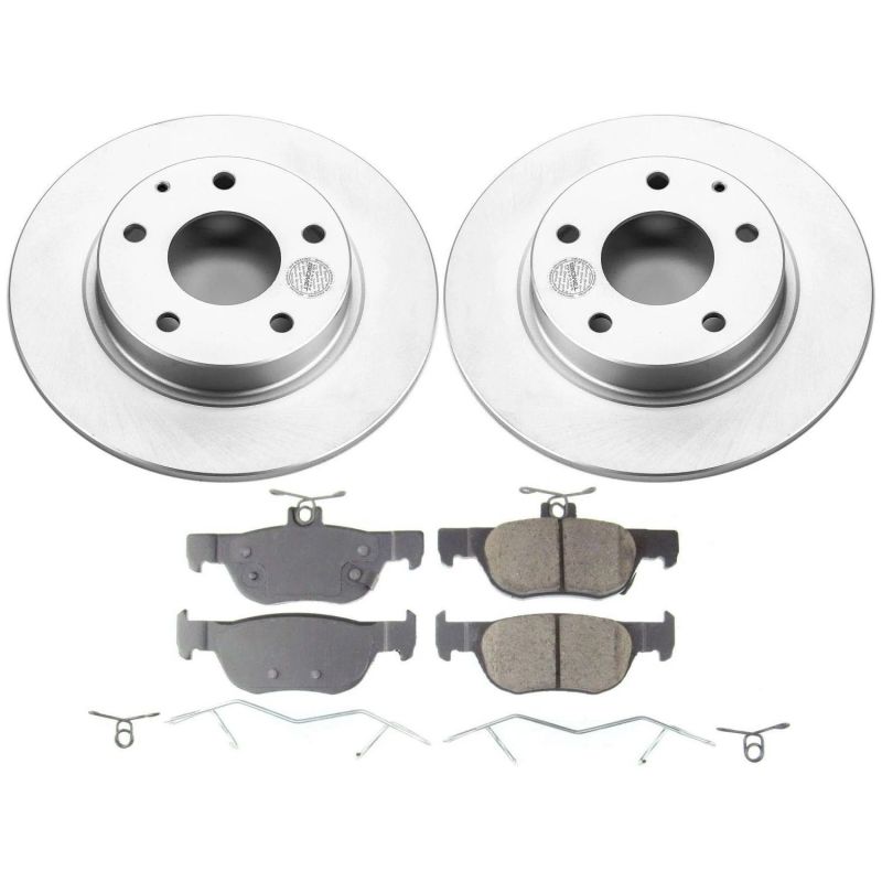 Power Stop 2019 Mazda 3 Rear Z17 Evolution Geomet Coated Brake Kit Brake Kits - Performance Blank PowerStop