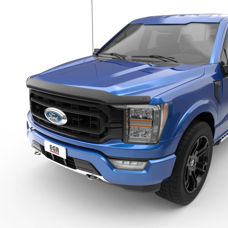 EGR 2021+ Ford F150 Superguard Hood Shield - Matte Black (303581) Body Side Moldings EGR