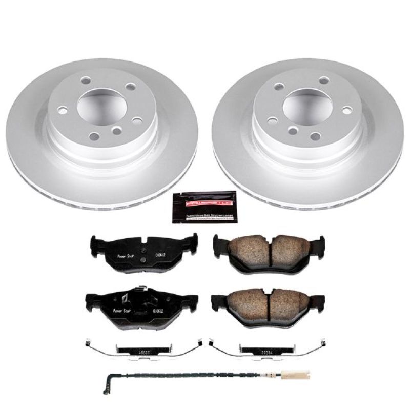 Power Stop 2006 BMW 325i Rear Z23 Evolution Sport Coated Brake Kit Brake Kits - Performance D&S PowerStop