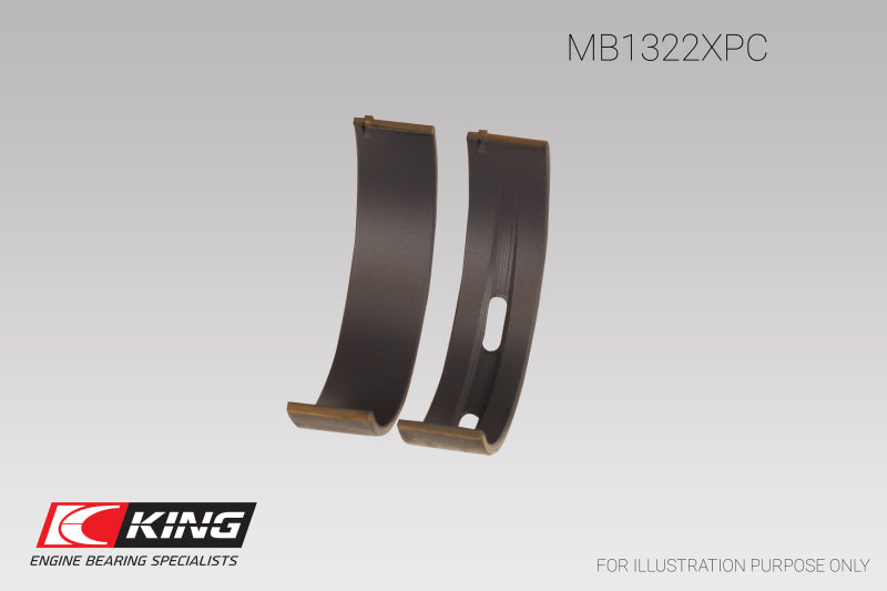 King VW V8/V10 R8/RS6/Huracan (Size 0.25) pMaxKote Coated Main Bearing Set - Size +0.25mm Bearings King Engine Bearings