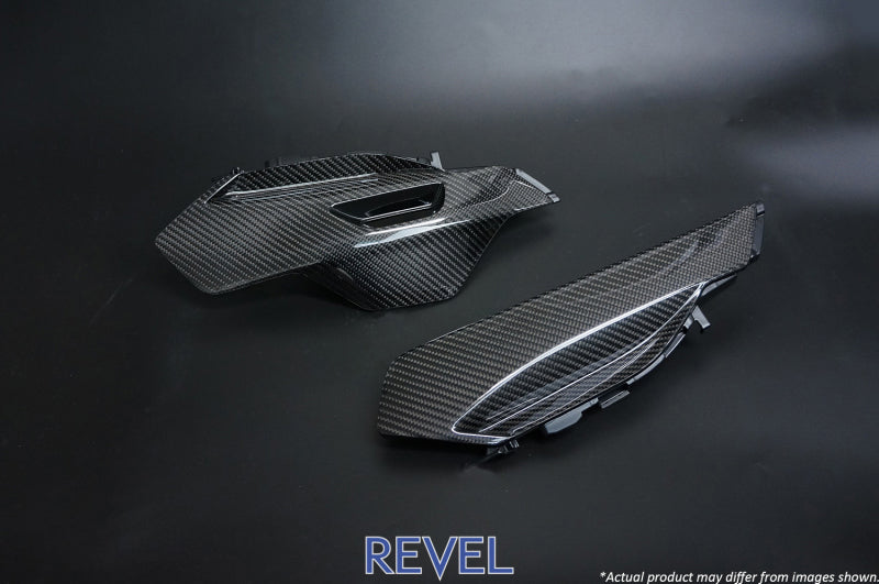 Revel GT Dry Carbon Shifter Side Panel Replacement Unit (Left & Right) 16-18 Mazda MX-5 - 2 Pieces Carbon Accessories Revel