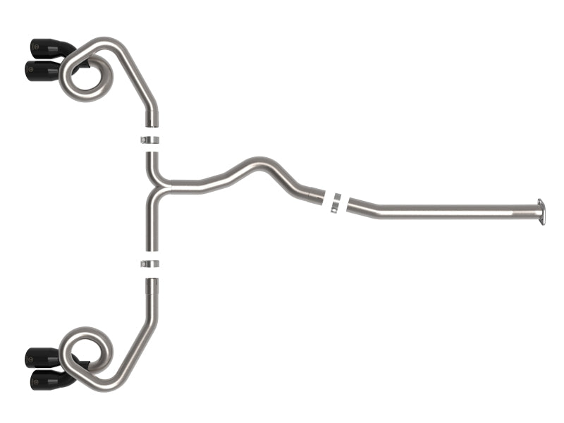 aFe POWER Takeda 3in to 2-1/2in 304 SS Cat-Back Exhaust w/ Black Tips 22-23 Subaru WRX H4-2.4L (t) Catback aFe