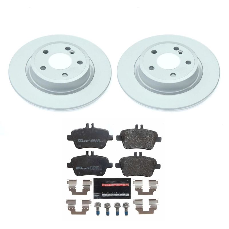 Power Stop 17-19 Infiniti QX30 Rear Euro-Stop Brake Kit Brake Kits - OE PowerStop