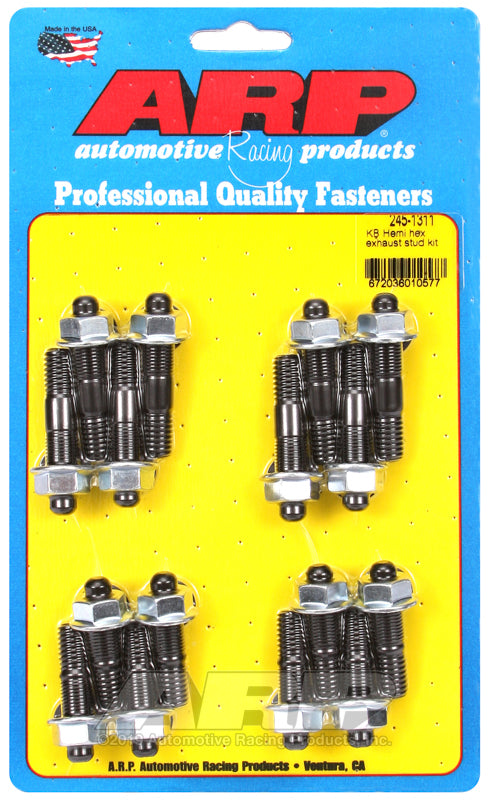 ARP KB Hemi Hex Exhaust Stud Kit Head Stud & Bolt Kits ARP