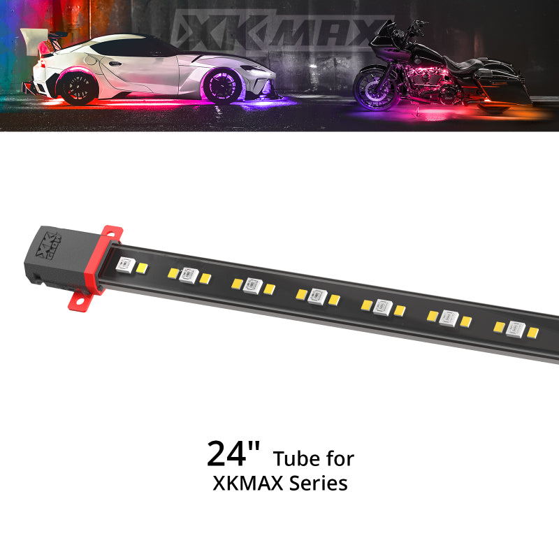 XK Glow XKmax 12in RGBW Addressable LED Light Tube Light Strip LED XKGLOW