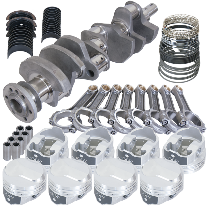 Eagle Chevy 454 4.000in Crank 6.135in I-Beam Rods 38cc Dome 4.280in Pistons Rotating Assembly Rotating Assemblies Eagle