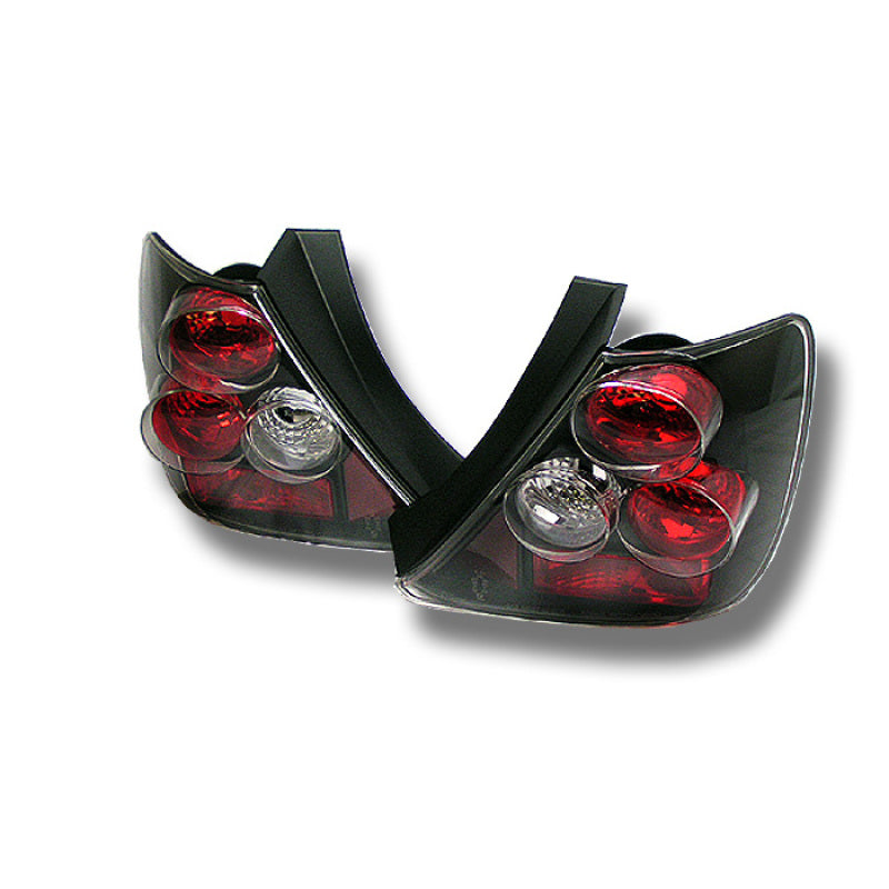 Spyder Honda Civic Si 03-05 Hatchback 3DR Euro Style Tail Lights Black ALT-YD-HC03-3D-BK Tail Lights SPYDER