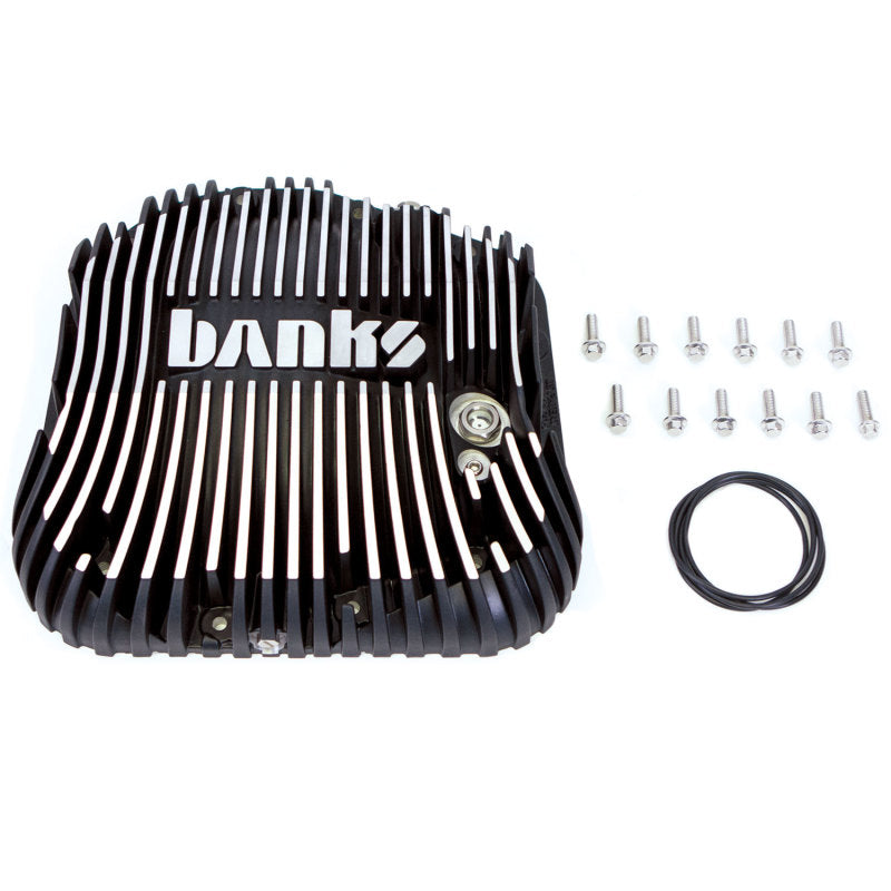 Banks Power 85-19 Ford F250/ F350 10.25in 12 Bolt Black Milled Differential Cover Kit Diff Covers Banks Power