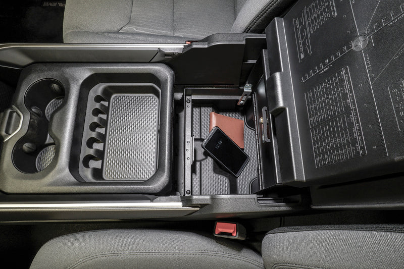 Tuffy Console Safe W/ Keyed Lock For Ram Trucks W/ Sliding Tray Console Cargo Boxes & Bags Tuffy Products