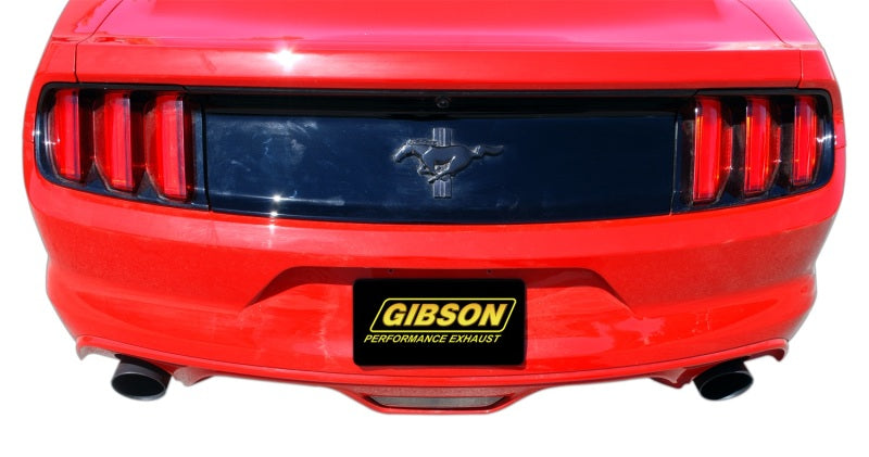 Gibson 15-17 Ford Mustang V6 3.7L 2.5in Cat-Back Dual Exhaust - Stainless Catback Gibson