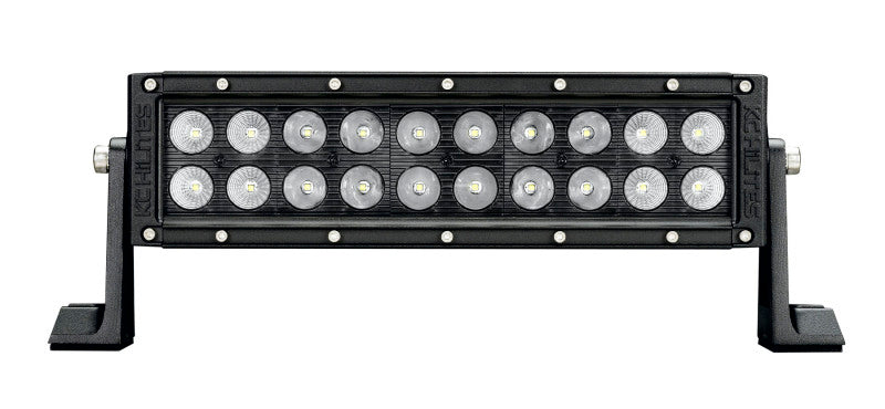 KC HiLiTES C-Series 10in. C10 LED Combo Beam Light Bar w/Harness 60w - Single Light Bars & Cubes KC HiLiTES