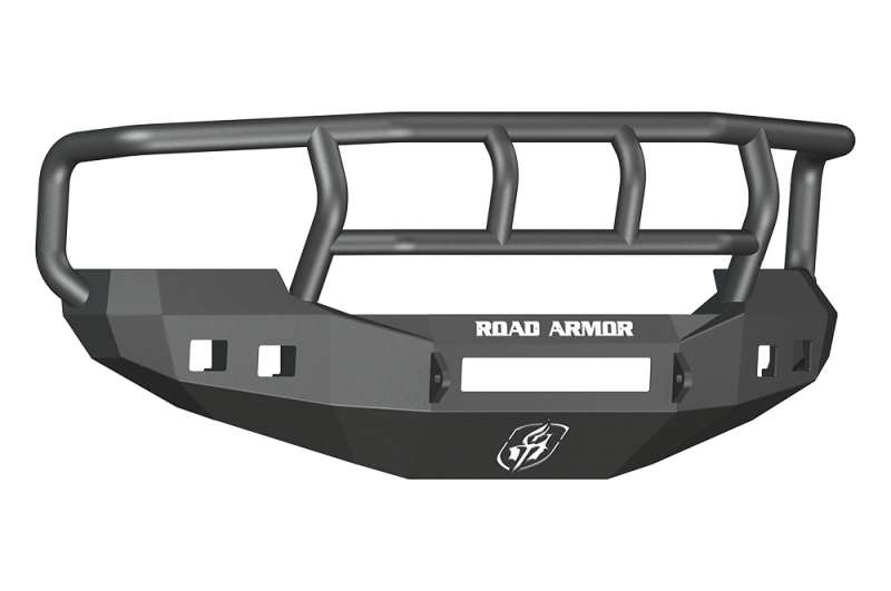 Road Armor 05-07 Ford F-250 Stealth Front Bumper w/Titan II Guard Wide Flare - Tex Blk Bumpers - Steel Road Armor