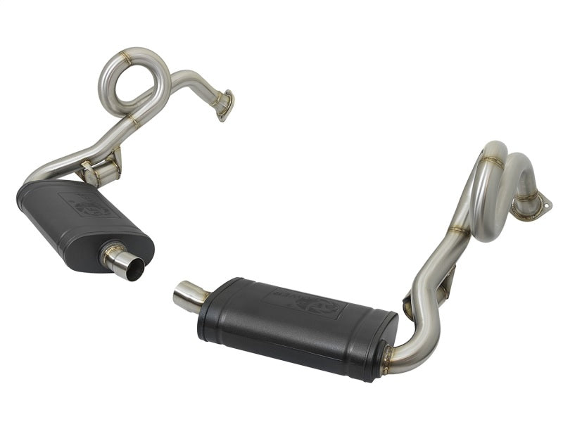 aFe MACHForce XP 13-15 Porsche Cayman S/Boxster S (981) H6-3.4L 2-2.5in. SS Cat-Back Exhaust System Catback aFe