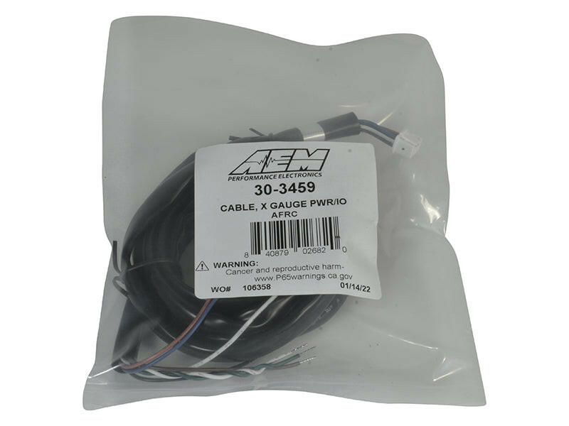 AEM Power Harness for 30-0300 X-Series Wideband Gauge Wiring Harnesses AEM