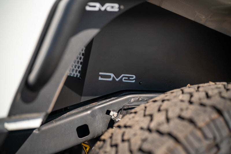 DV8 Offroad 07-18 Jeep Wrangler JK Rear Inner Fender - Satin Black Fenders DV8 Offroad